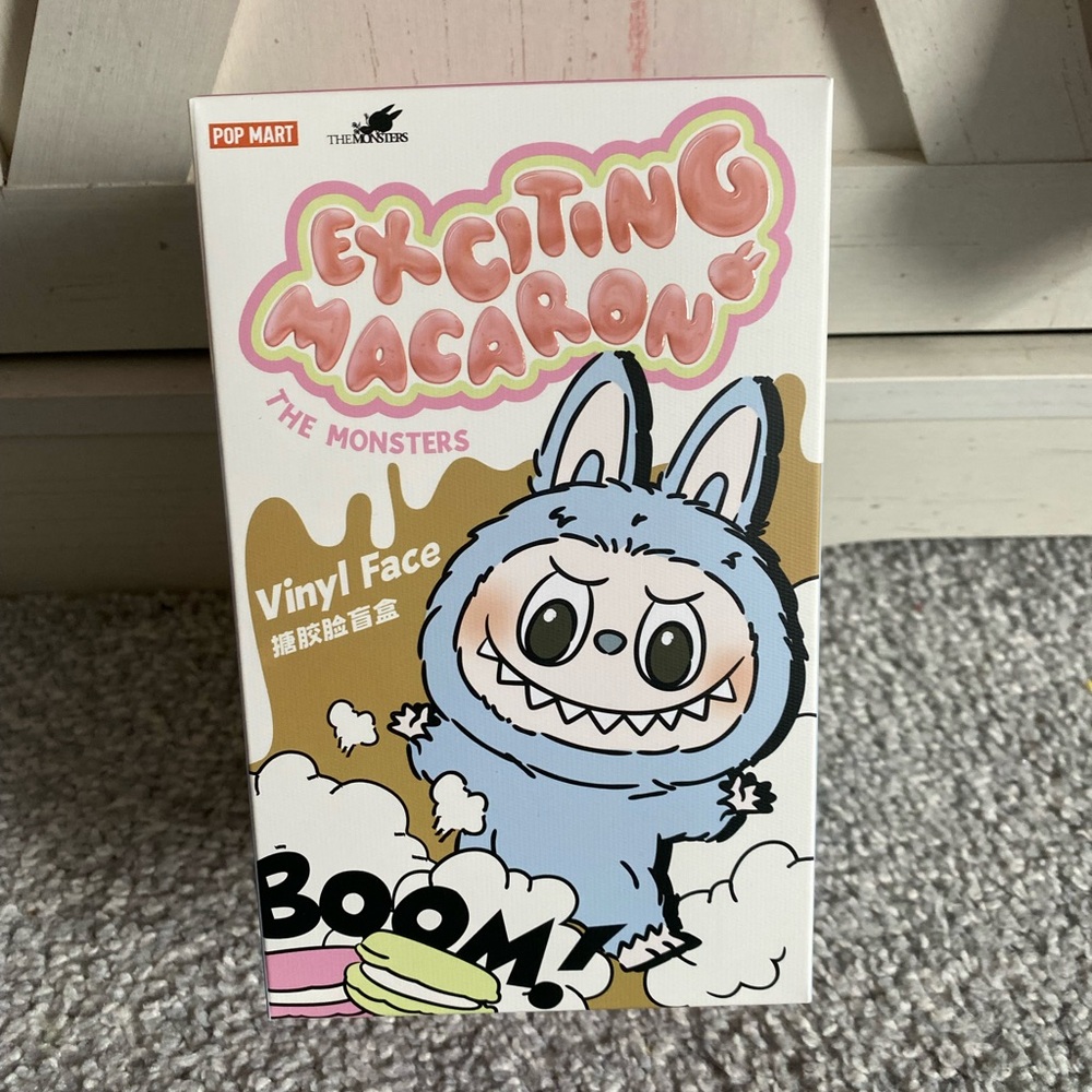 AUTHENTIC Pop Mart Labubu Exciting Macaron SESAME BEAN CONFIRMED SEALED